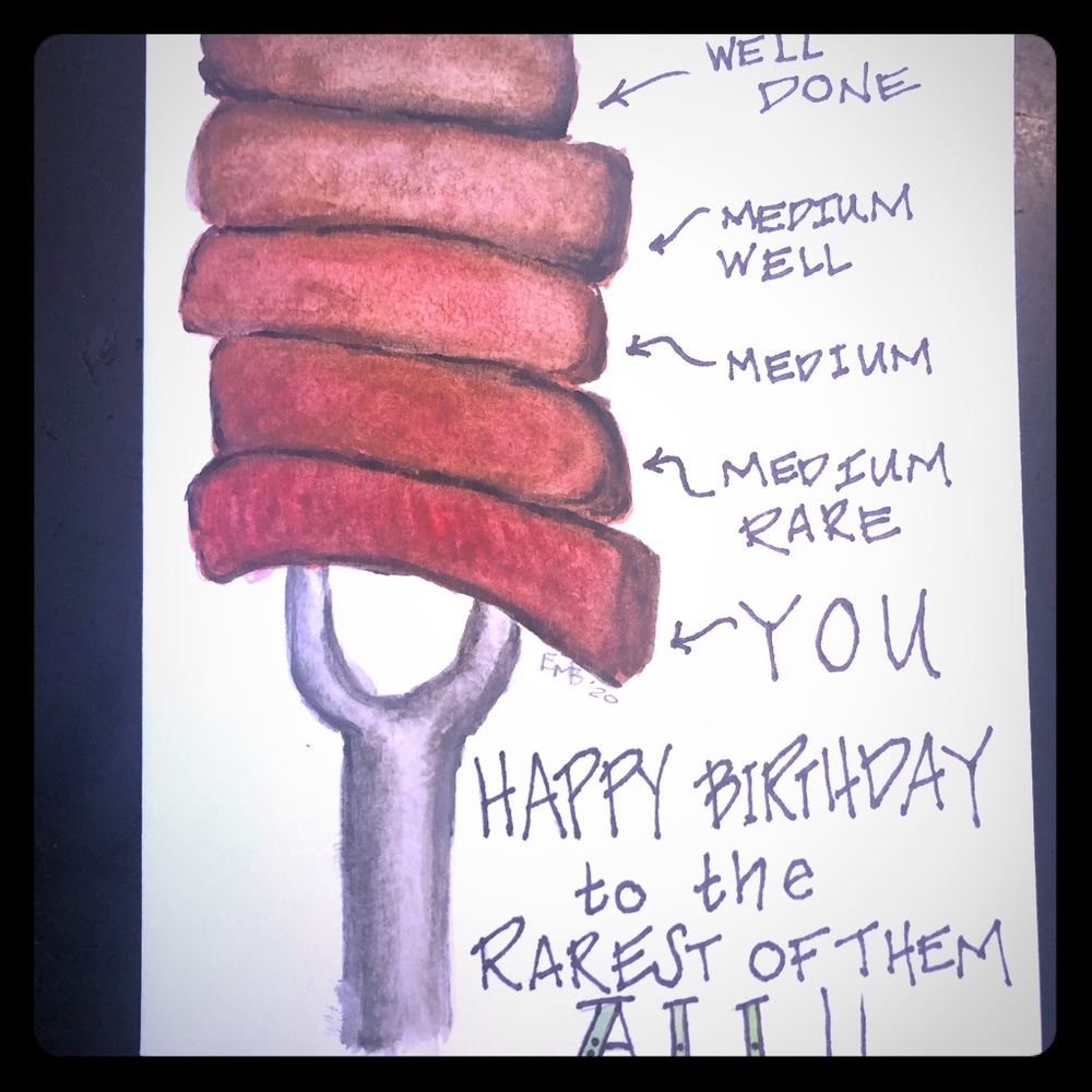 Custom HAND PAINTED Cards MTO